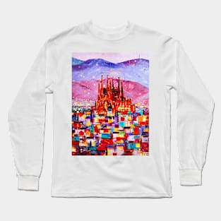 Summer Evening in Barcelona Long Sleeve T-Shirt